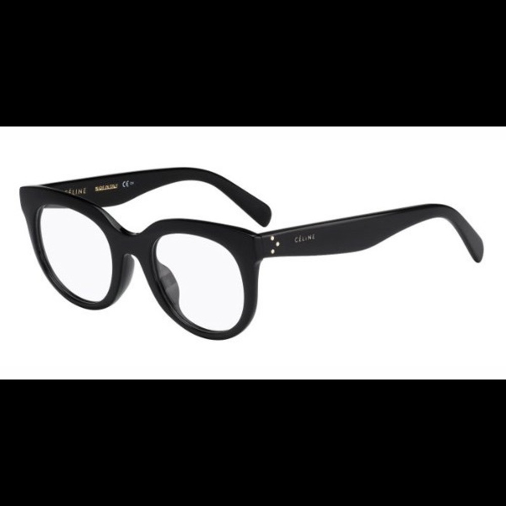 Celine Black Acetate Sunglasses